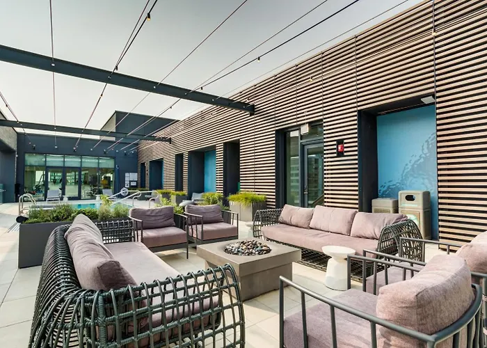 Апартаменты Blueground West Loop Rooftop Pool Gym Chi-1138 Чикаго