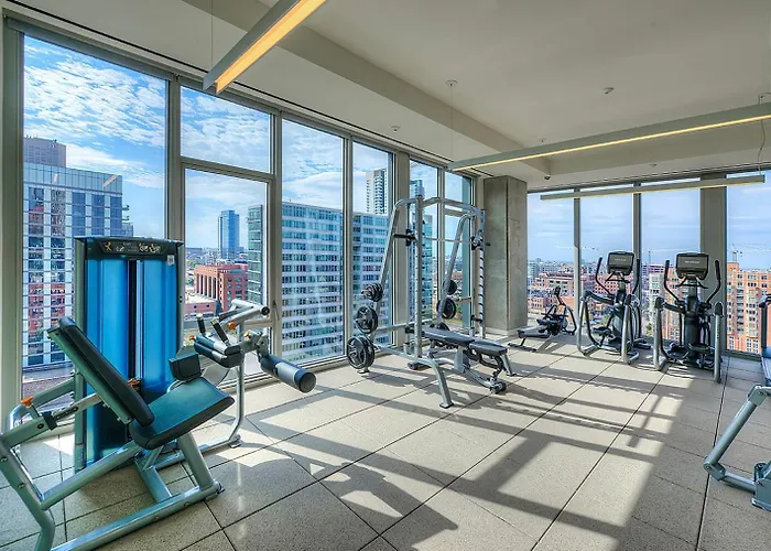 Апартаменты Blueground West Loop Rooftop Pool Gym Chi-1138 Чикаго